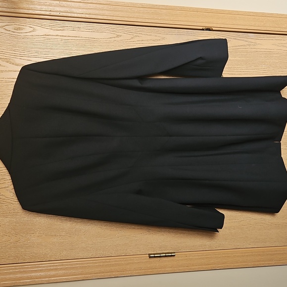 Tahari Women's Long Black Suite Coat - Picture 4 of 9